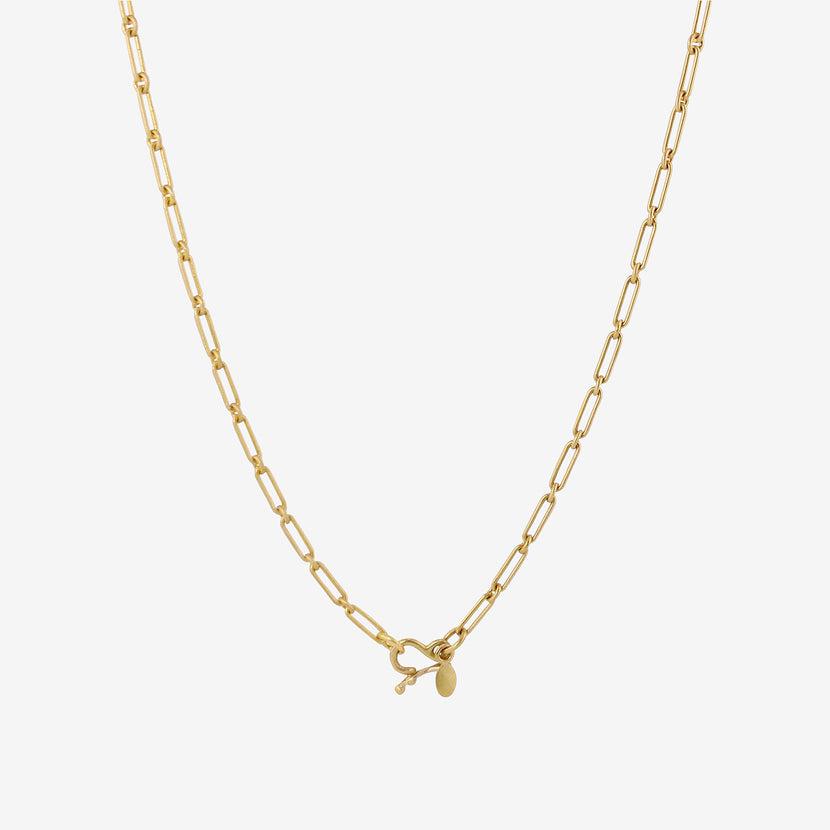 DENISE BETESH 22K LONG LINKS CHAIN NECKLACE