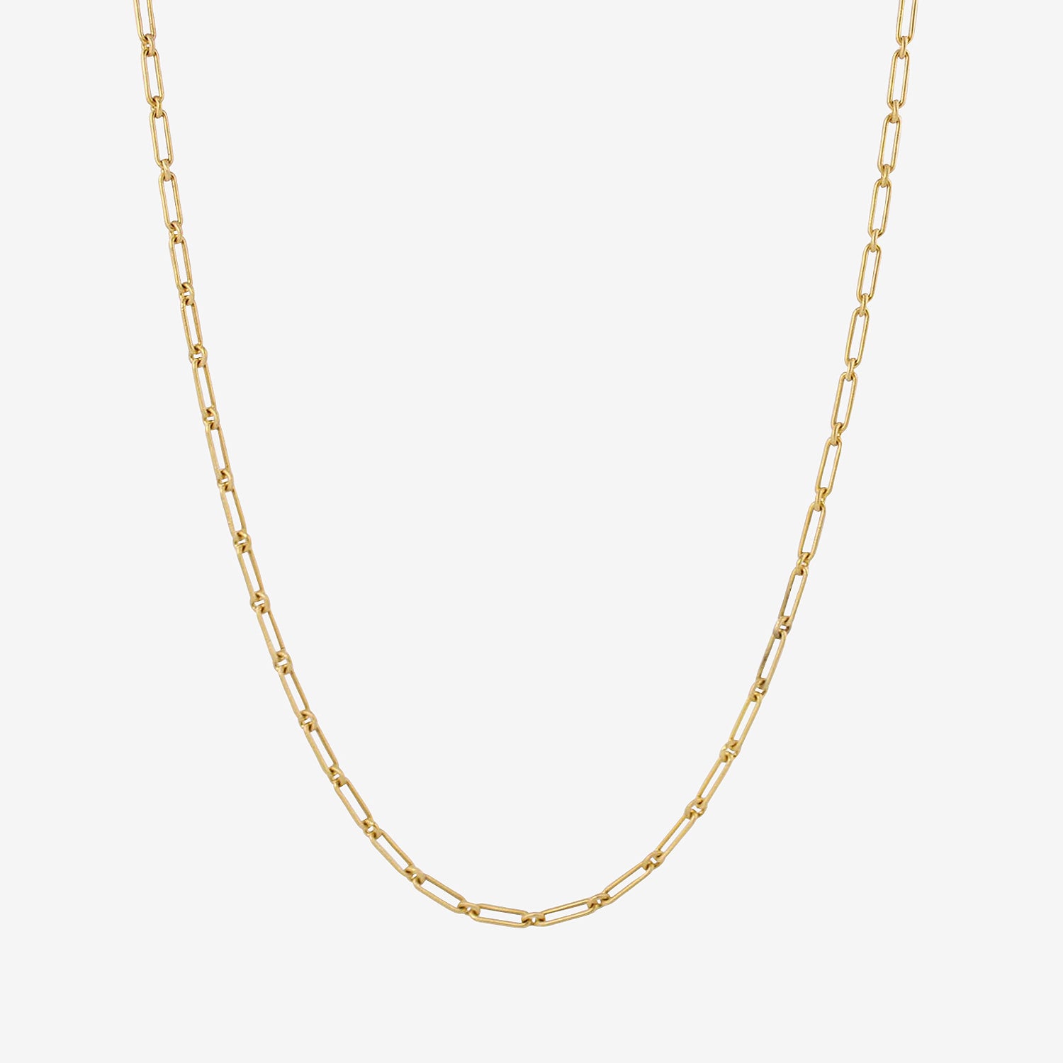DENISE BETESH 22K LONG LINKS CHAIN NECKLACE