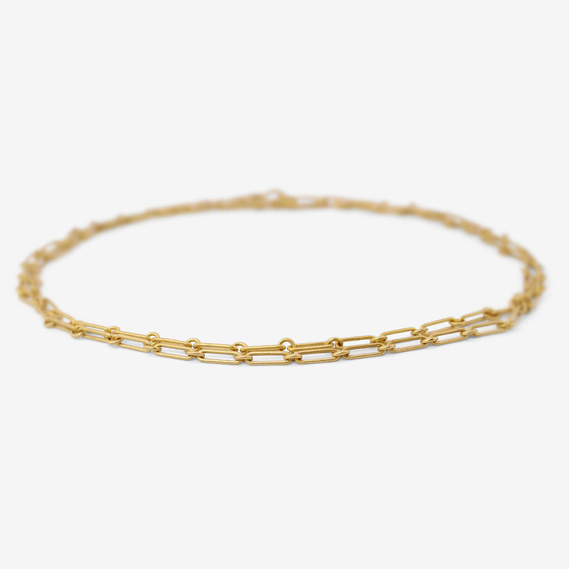 DENISE BETESH 22K LONG LINKS CHAIN NECKLACE