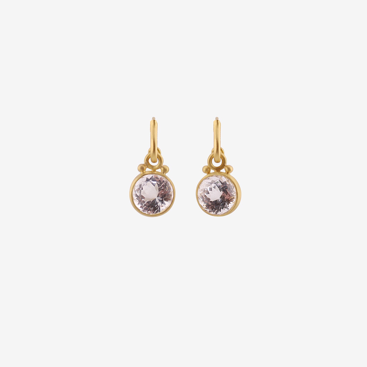DENISE BETESH 22K & DANBURITE EARRINGS