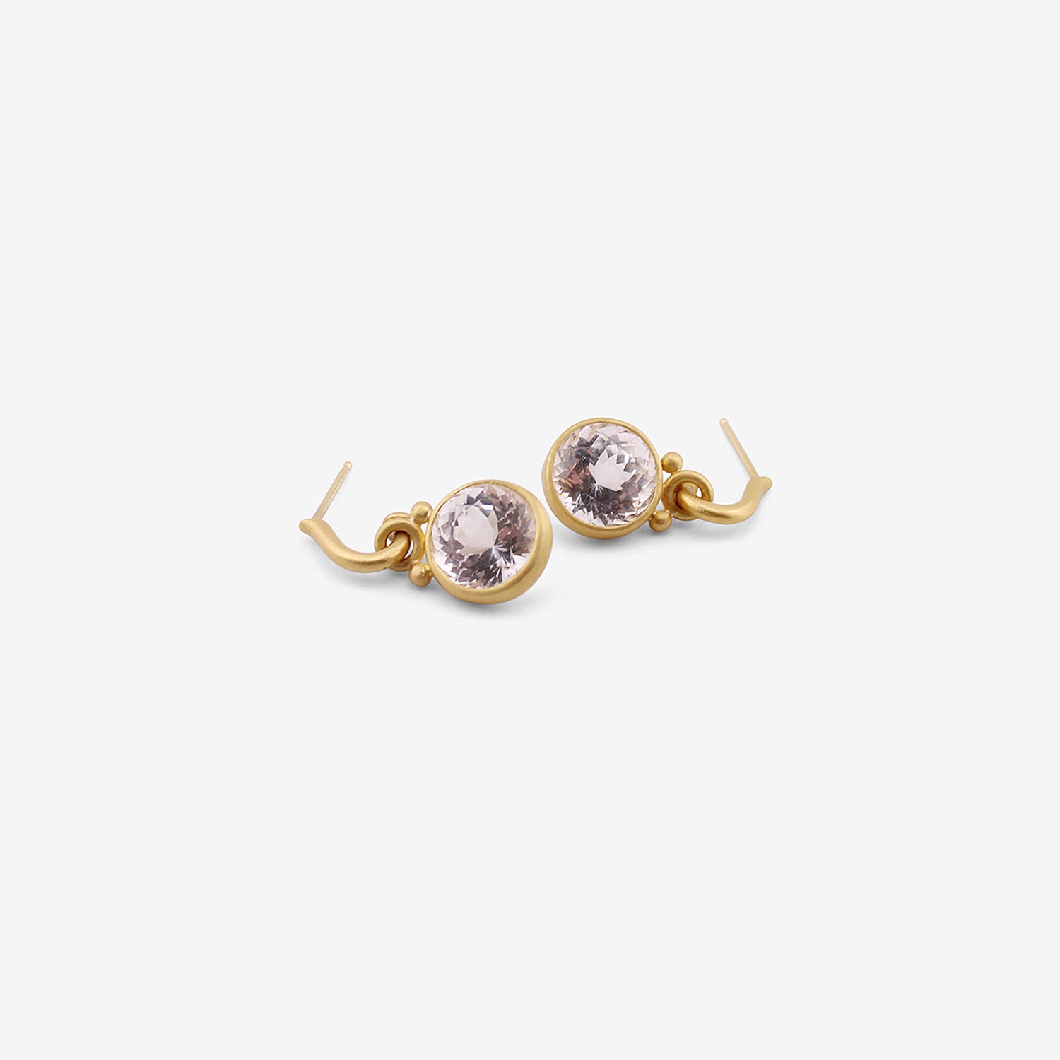 DENISE BETESH 22K & DANBURITE EARRINGS