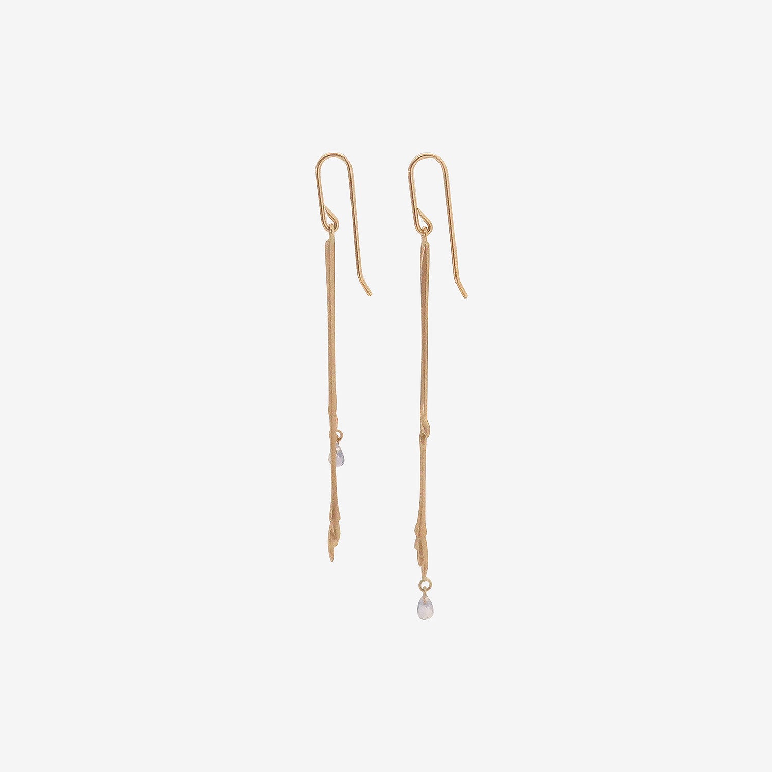 GABRIELLA KISS 10K & BLUE SAPPHIRE MEDIUM BRANCH EARRINGS