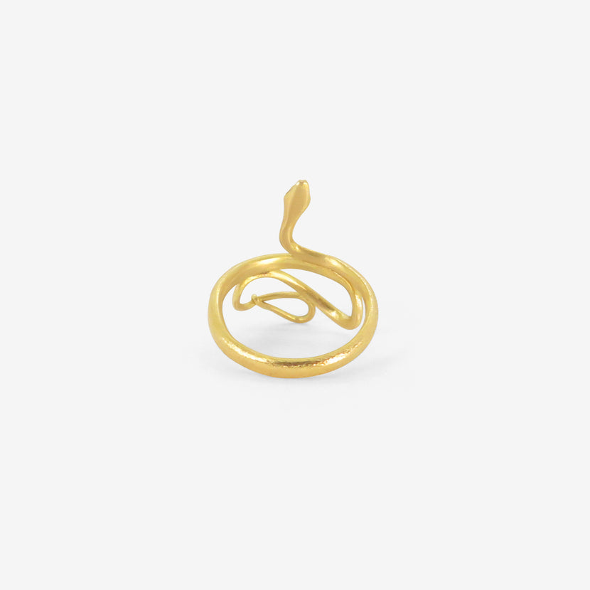 GABRIELLA KISS 18K LARGE SNAKE RING