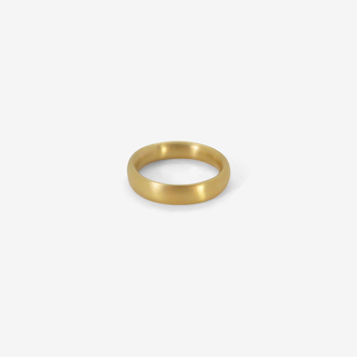 GABRIELLA KISS 18K YELLOW GOLD PERFECT BAND, SIZE 10 1/2