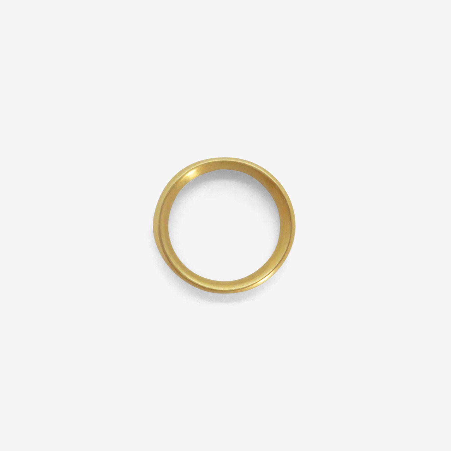 GABRIELLA KISS 18K YELLOW GOLD PERFECT BAND, SIZE 10 1/2