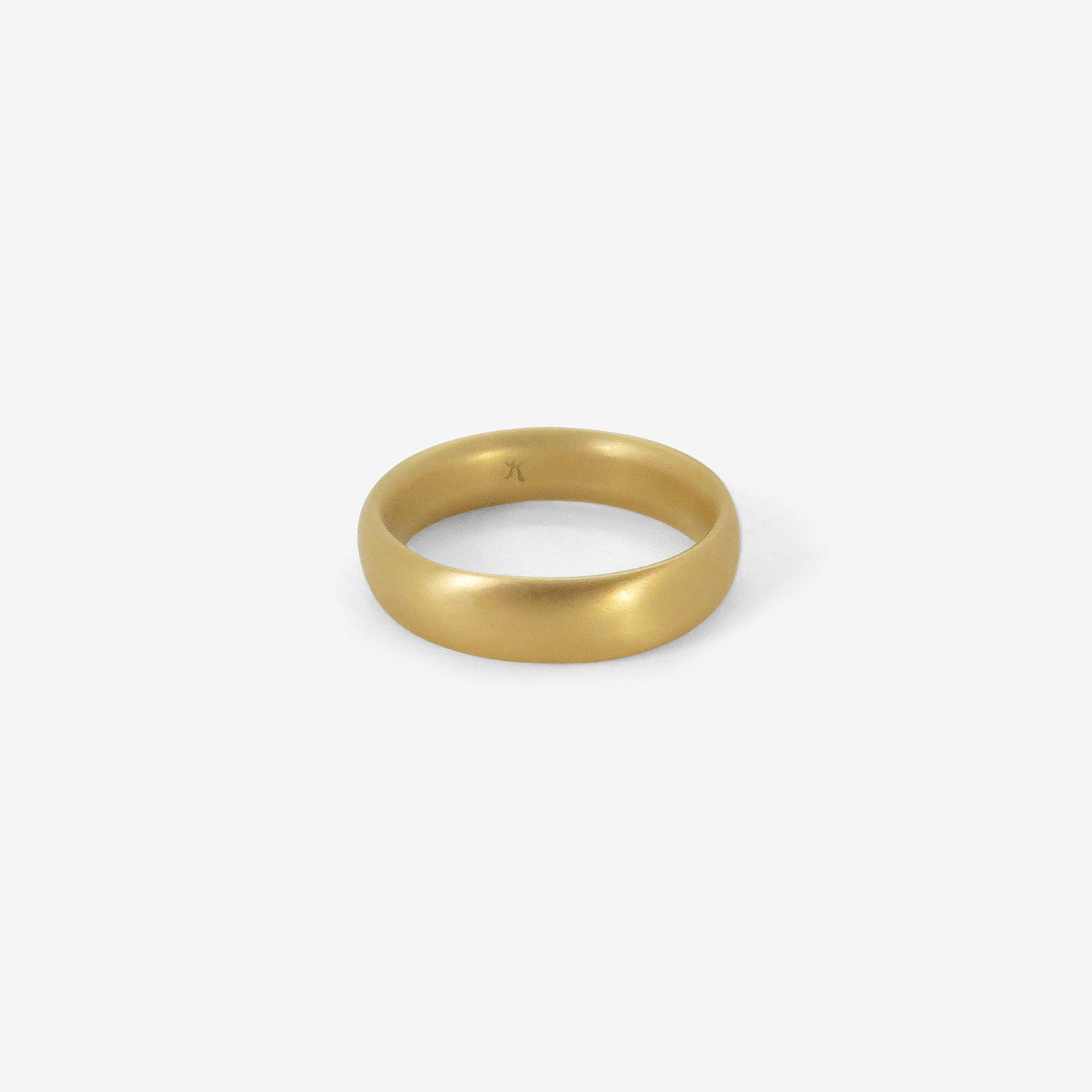 GABRIELLA KISS 18K YELLOW GOLD PERFECT BAND, SIZE 7