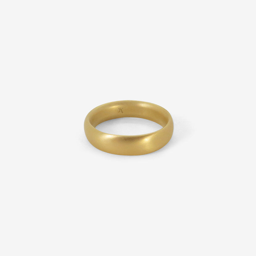 GABRIELLA KISS 18K YELLOW GOLD PERFECT BAND, SIZE 7