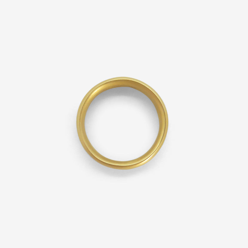 GABRIELLA KISS 18K YELLOW GOLD PERFECT BAND, SIZE 7