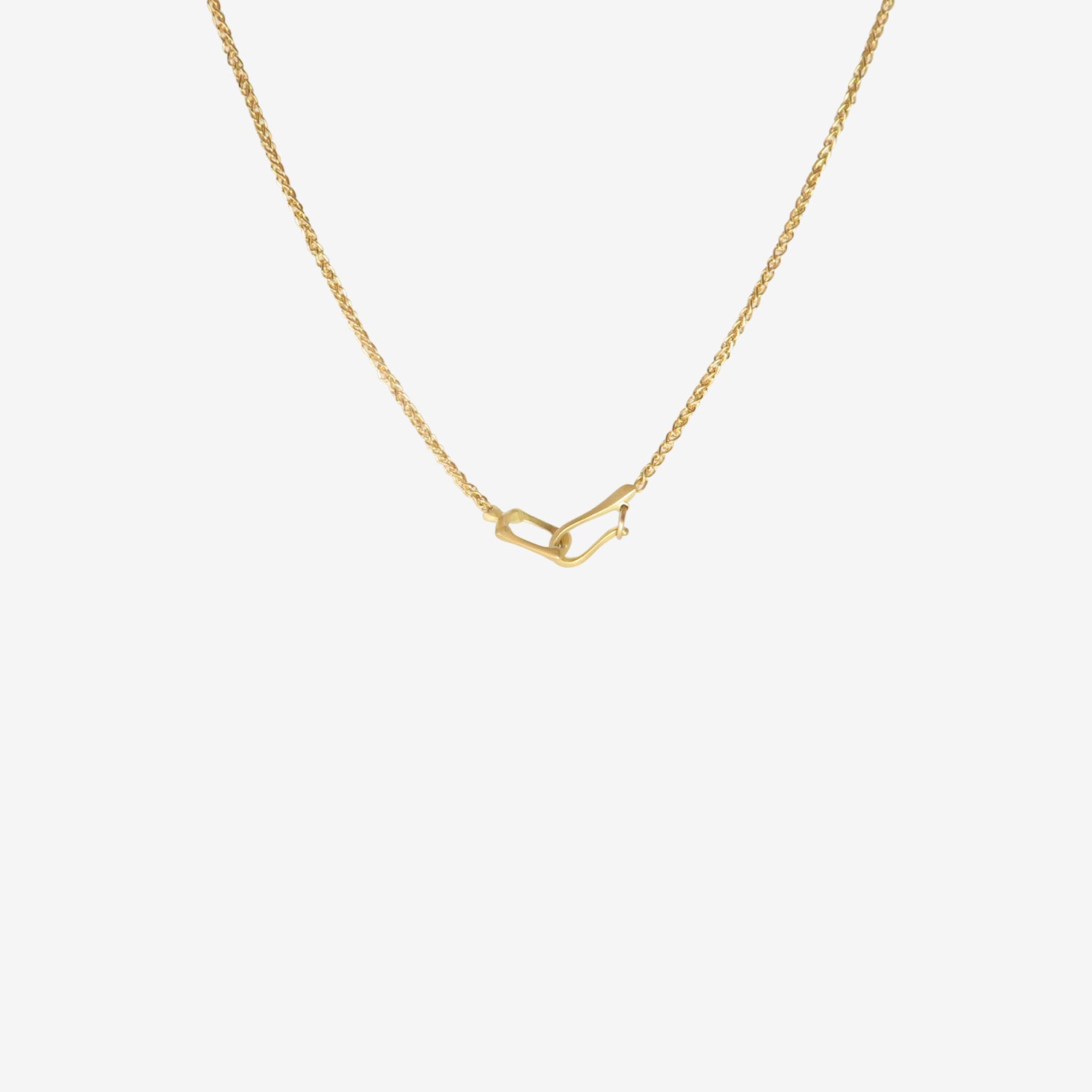 GABRIELLA KISS 18K & RECTANGULAR RAINBOW MOONSTONE PENDANT