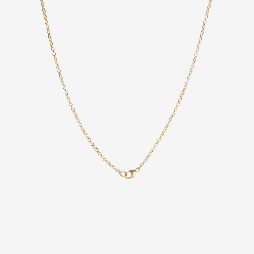 GABRIELLA KISS 18K & MOTHER-OF-PEARL WAXING MOON PENDANT WITH OPAL, HERKIMER, AND GOLDSTONE