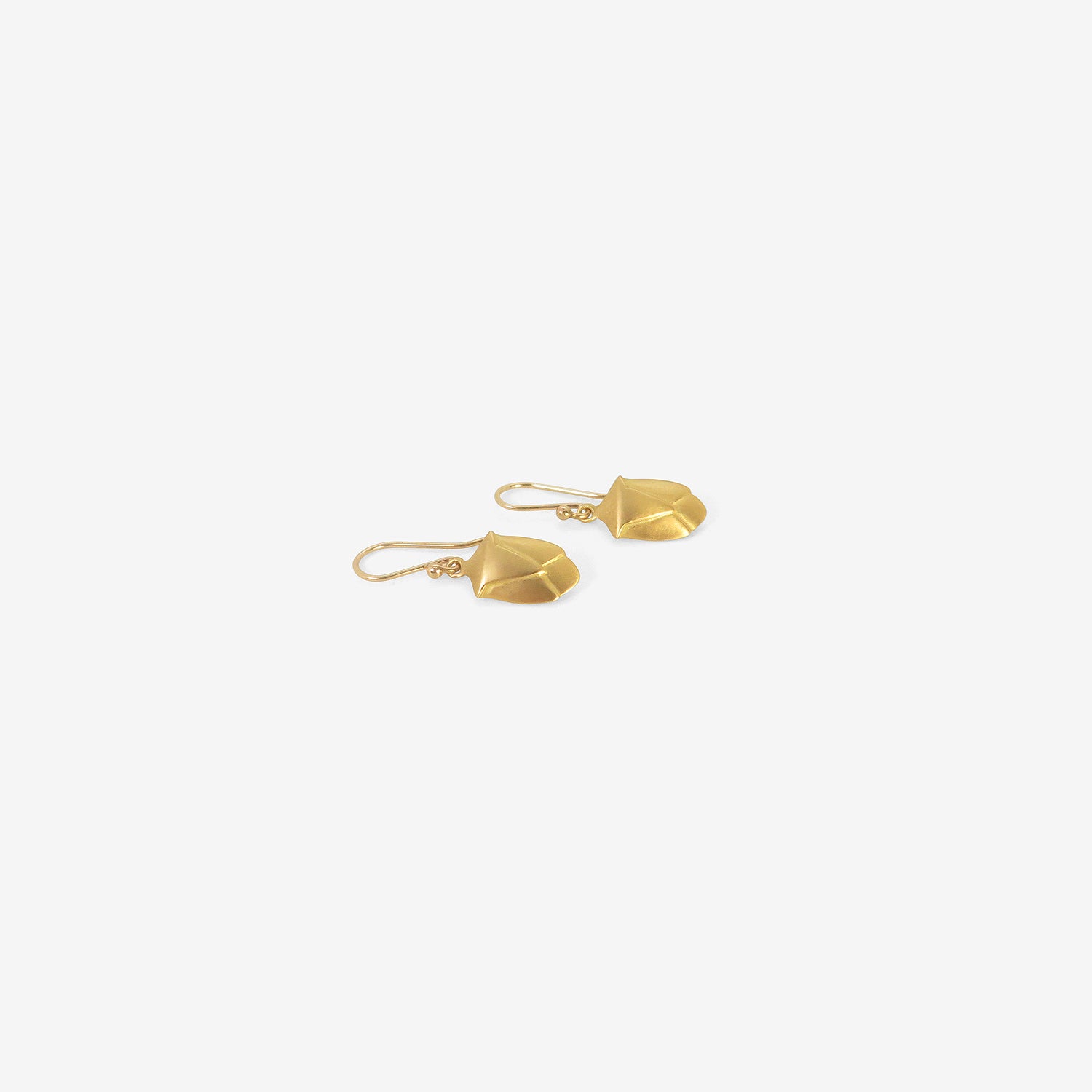 GABRIELLA KISS 18K YELLOW GOLD STINK BUG EARRINGS