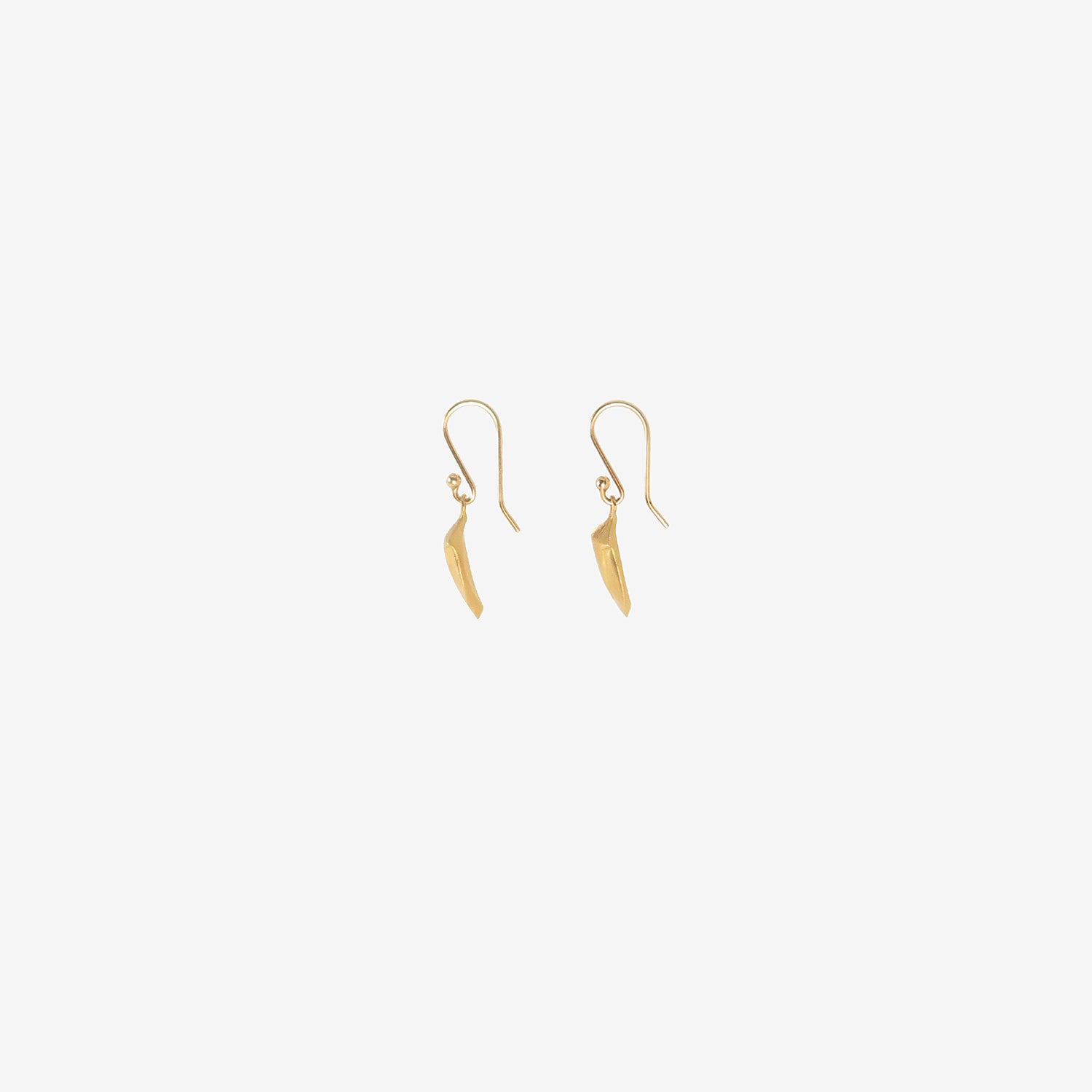 GABRIELLA KISS 18K YELLOW GOLD STINK BUG EARRINGS