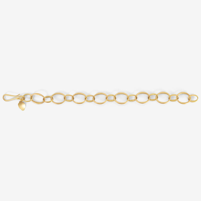 GABRIELLA KISS 18K OVAL LINK CHAIN BRACELET