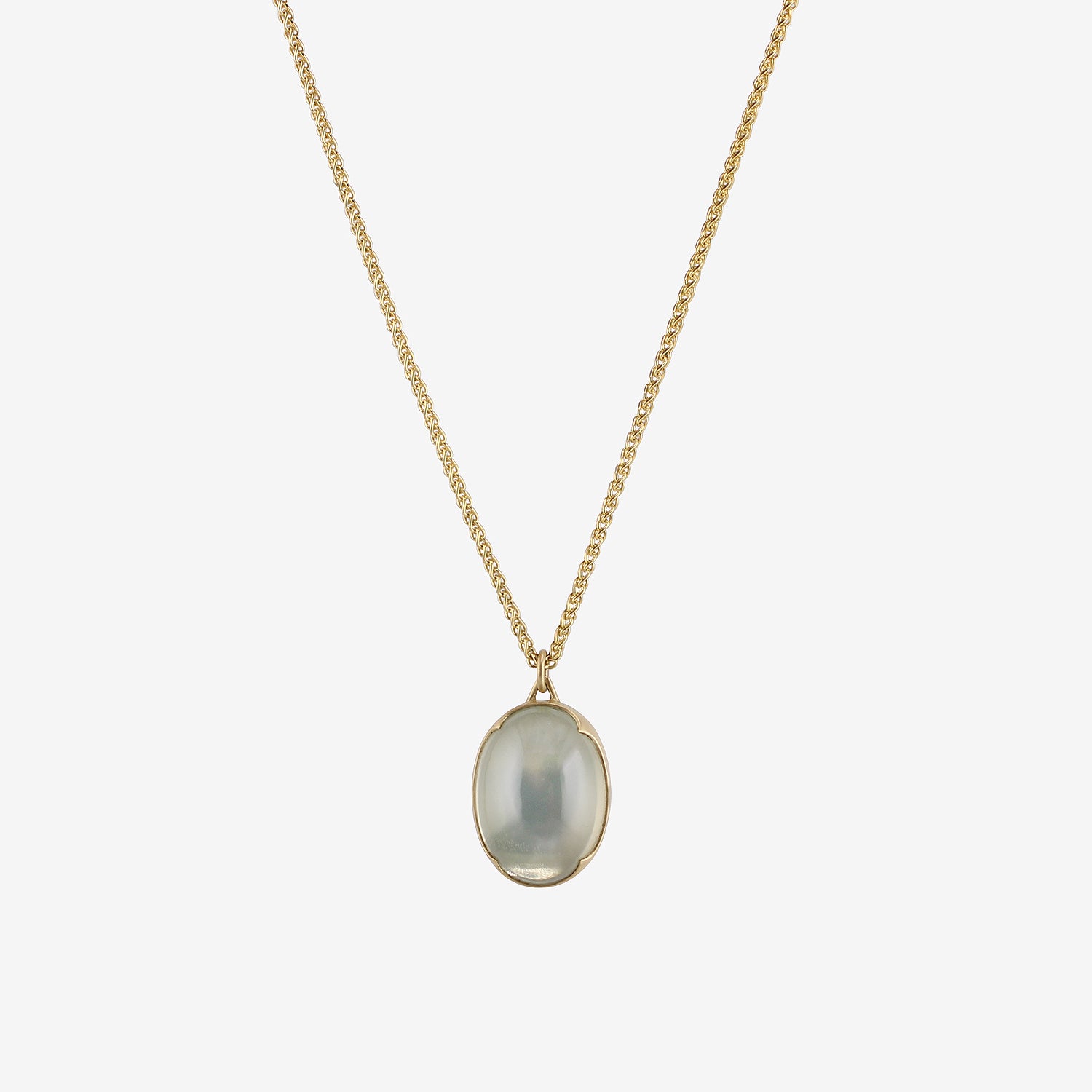 GABRIELLA KISS 18K & OVAL CEYLON MOONSTONE PENDANT, 18.74CT