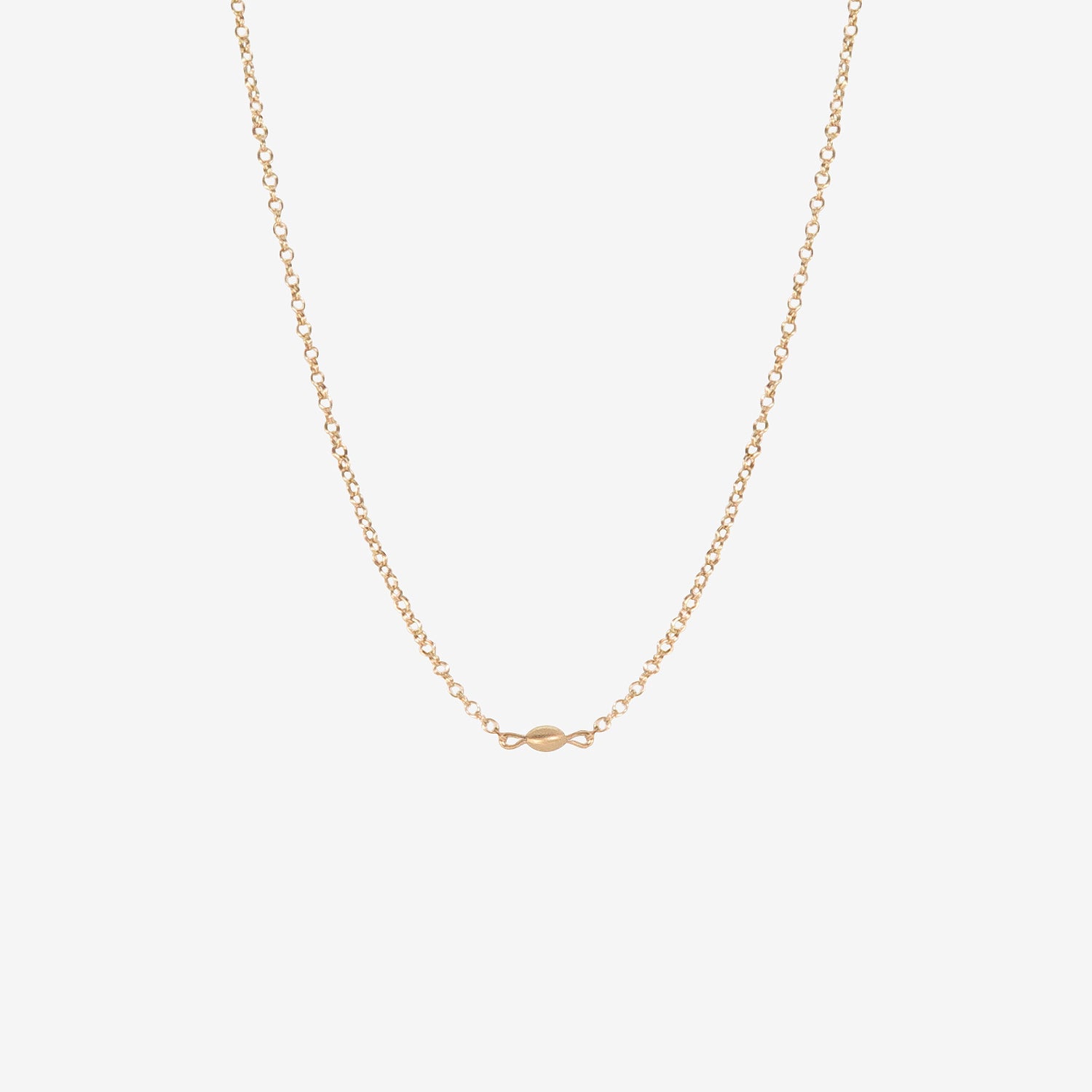 GABRIELLA KISS 14K & ROCK CRYSTAL HICKORY NUT PENDANT