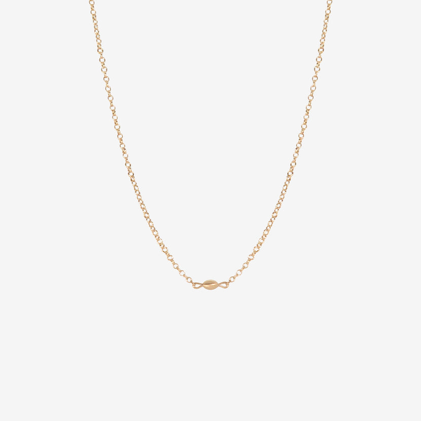 GABRIELLA KISS 14K & ROCK CRYSTAL HICKORY NUT PENDANT