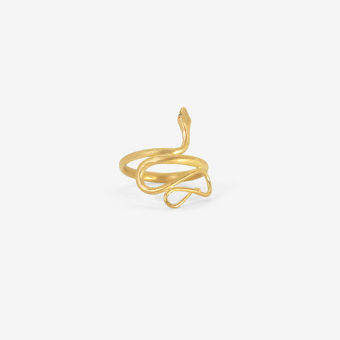 GABRIELLA KISS 18K LARGE SNAKE RING