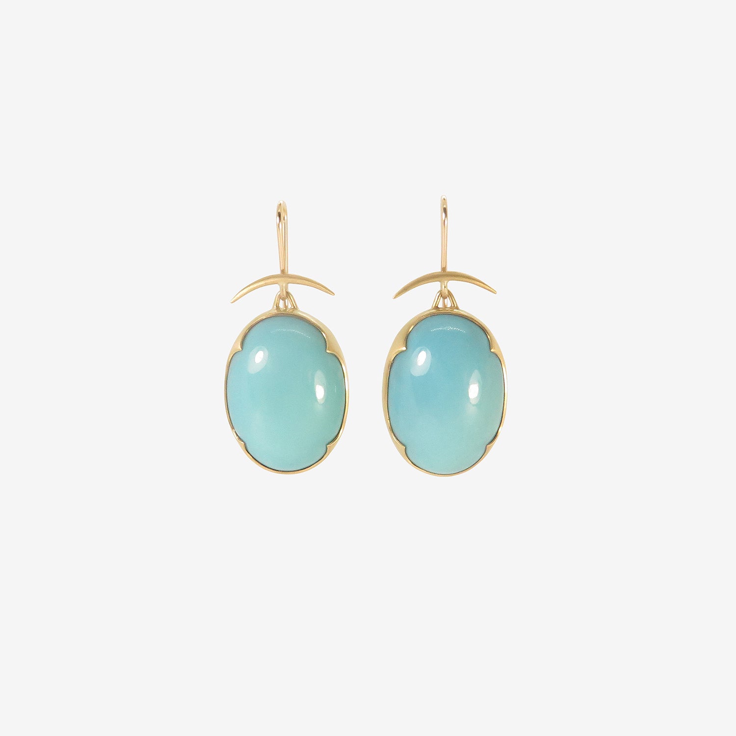 The Sylvi Earring - Large Turquoise Beaded Brass Spike Statement Earri –  XTRA by Stacey