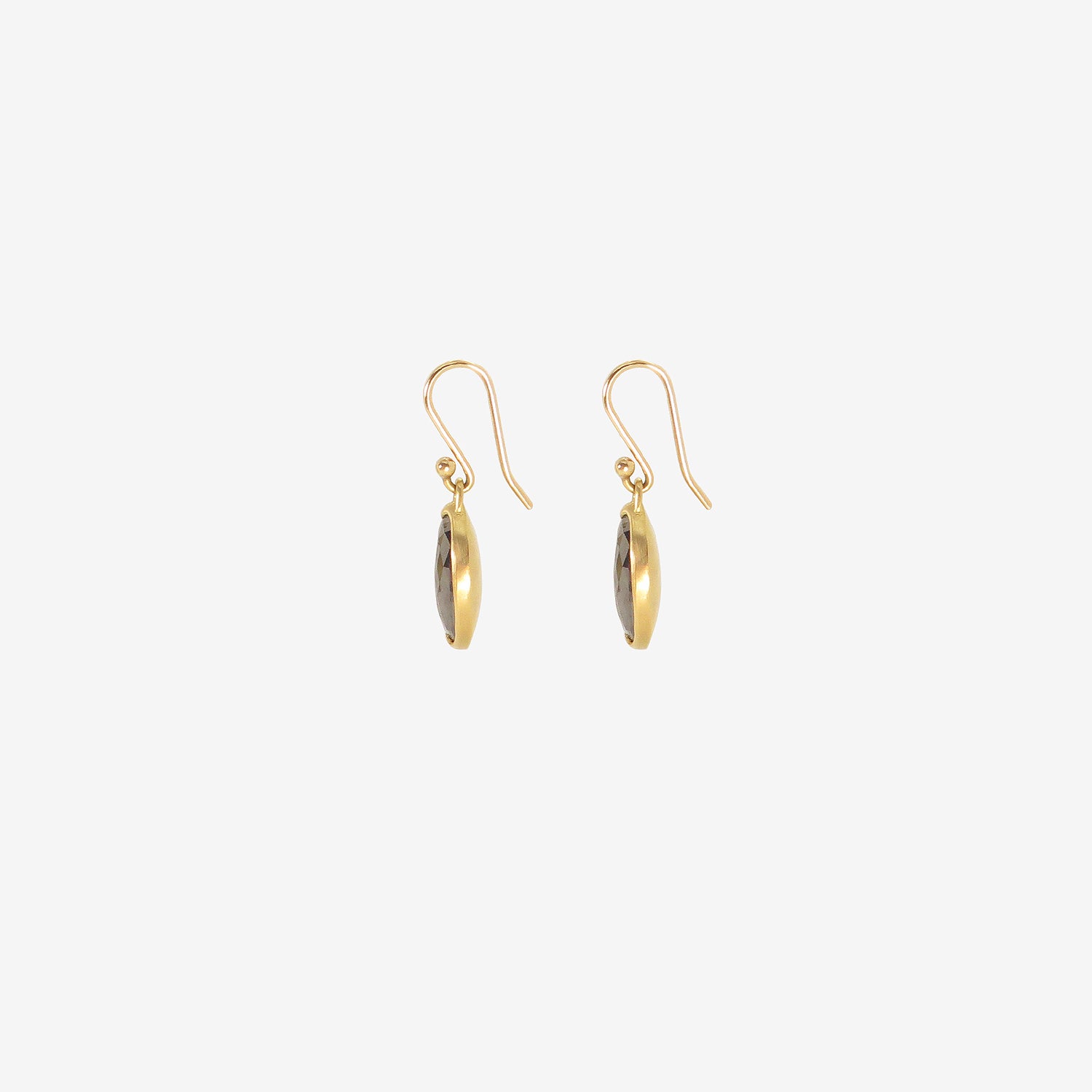 GABRIELLA KISS 18K & MARQUIS-SHAPED BLACK DIAMOND EARRINGS, 3.64CT