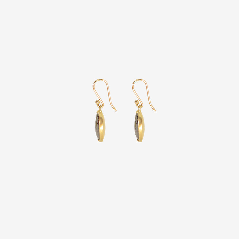 GABRIELLA KISS 18K & MARQUIS-SHAPED BLACK DIAMOND EARRINGS, 3.64CT