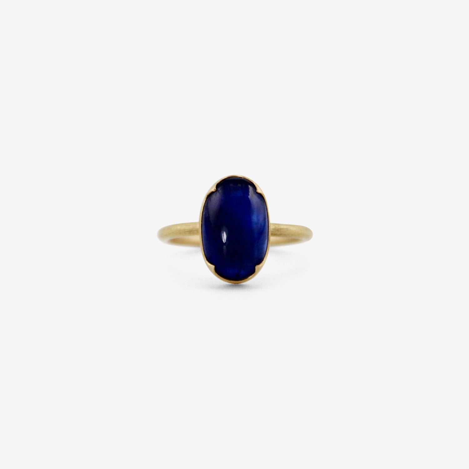 GABRIELLA KISS 18K & OVAL KYANITE RING, 4.61CT