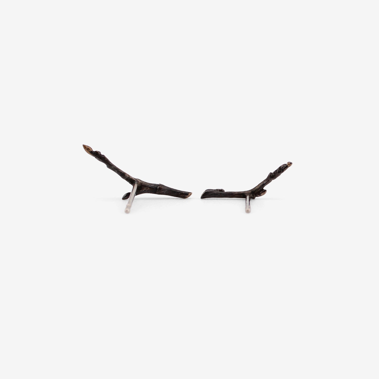 GABRIELLA KISS OXIDIZED BRONZE BRANCH STUDS