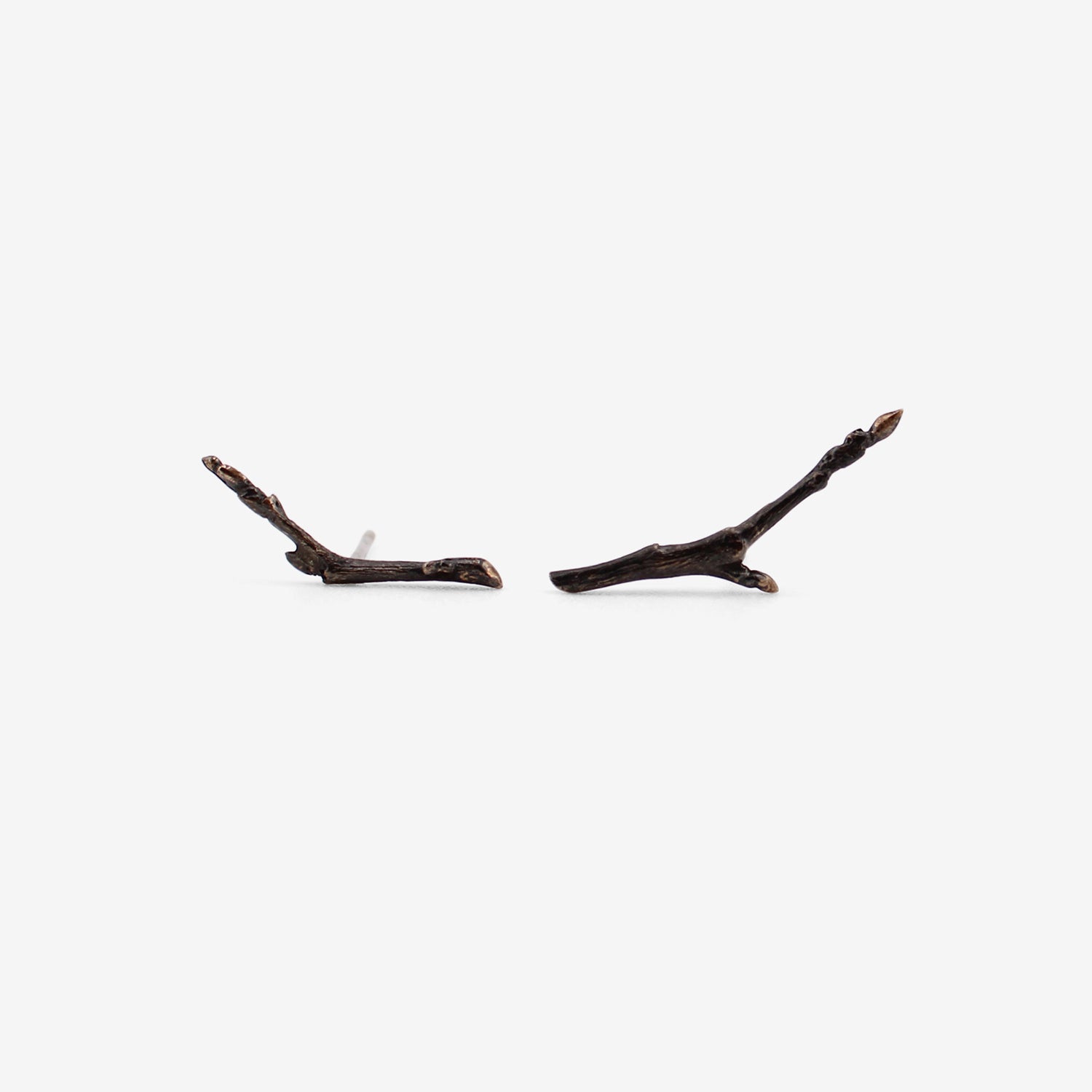 GABRIELLA KISS OXIDIZED BRONZE BRANCH STUDS