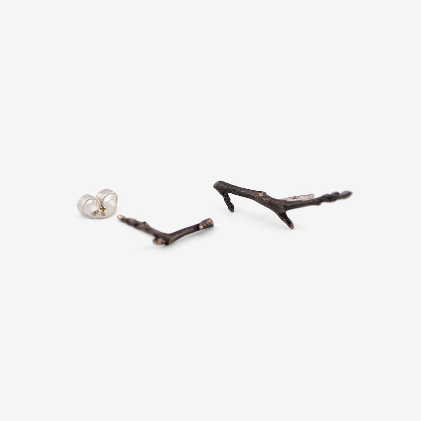 GABRIELLA KISS OXIDIZED BRONZE BRANCH STUDS
