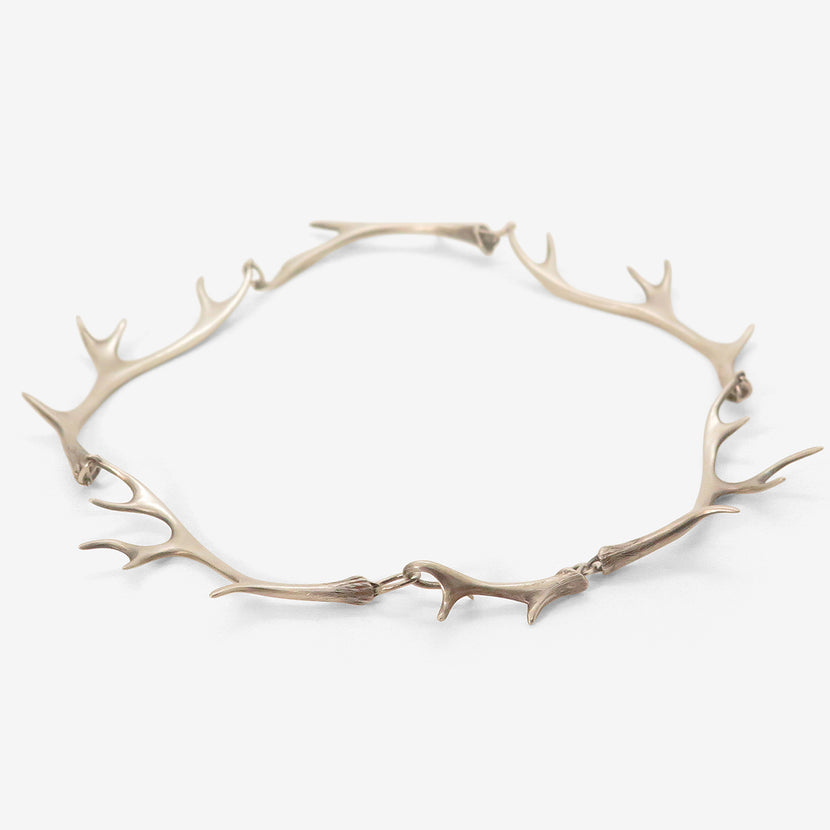 GABRIELLA KISS STERLING SILVER ANTLER NECKLACE
