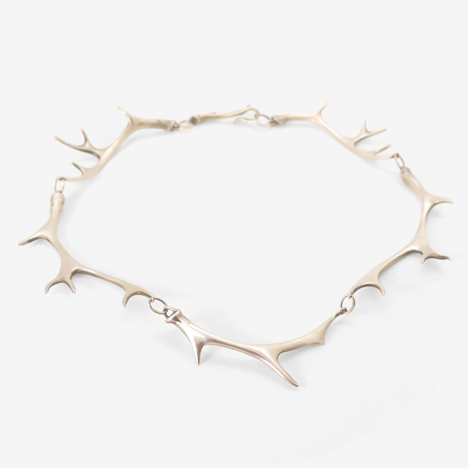 GABRIELLA KISS STERLING SILVER ANTLER NECKLACE