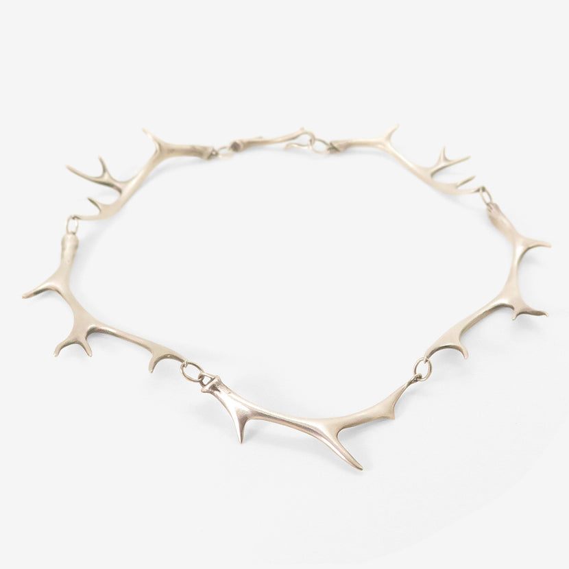 GABRIELLA KISS STERLING SILVER ANTLER NECKLACE