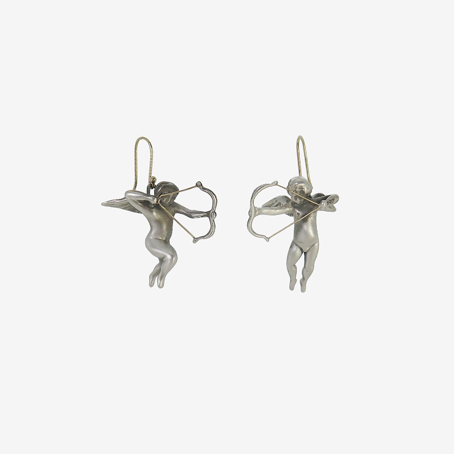 GABRIELLA KISS STERLING SILVER CUPID EARRINGS