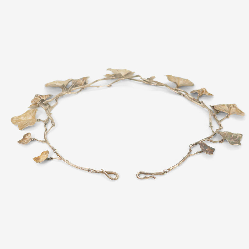 GABRIELLA KISS STERLING SILVER IVY LEAF NECKLACE