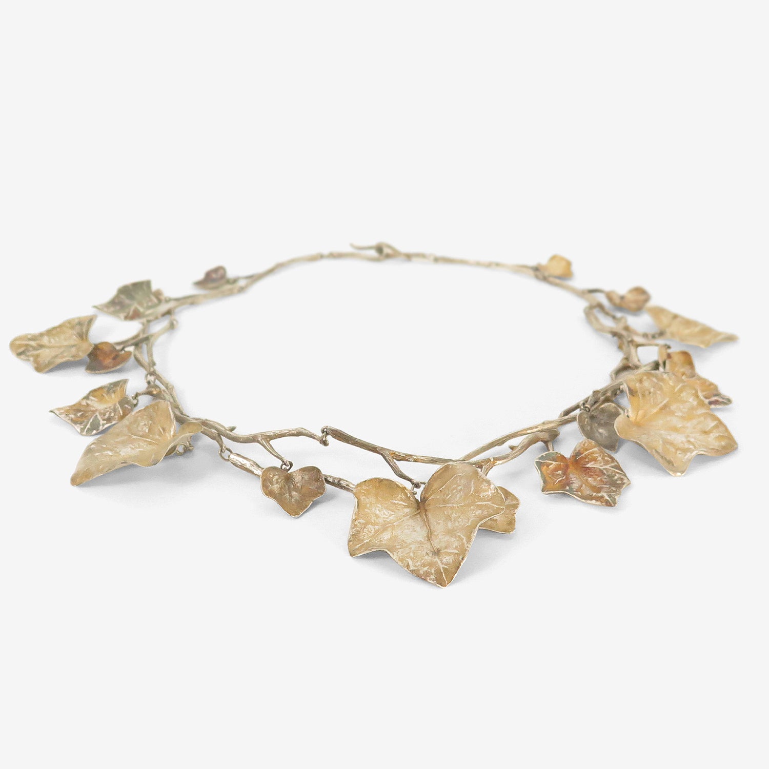GABRIELLA KISS STERLING SILVER IVY LEAF NECKLACE