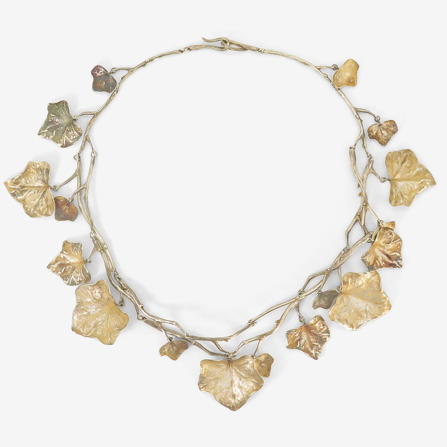 GABRIELLA KISS STERLING SILVER IVY LEAF NECKLACE