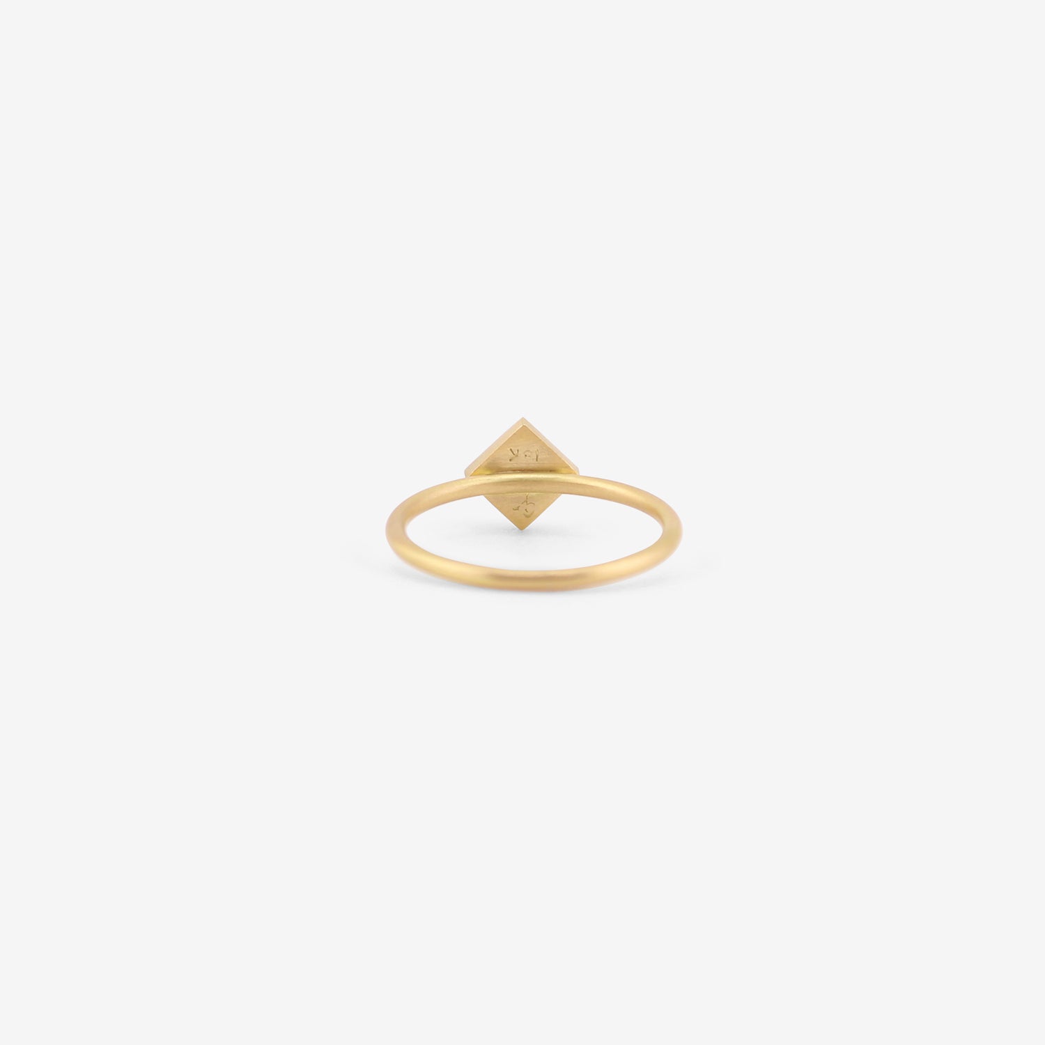 GABRIELLA KISS 18K & SQUARE BLUE TOURMALINE RING