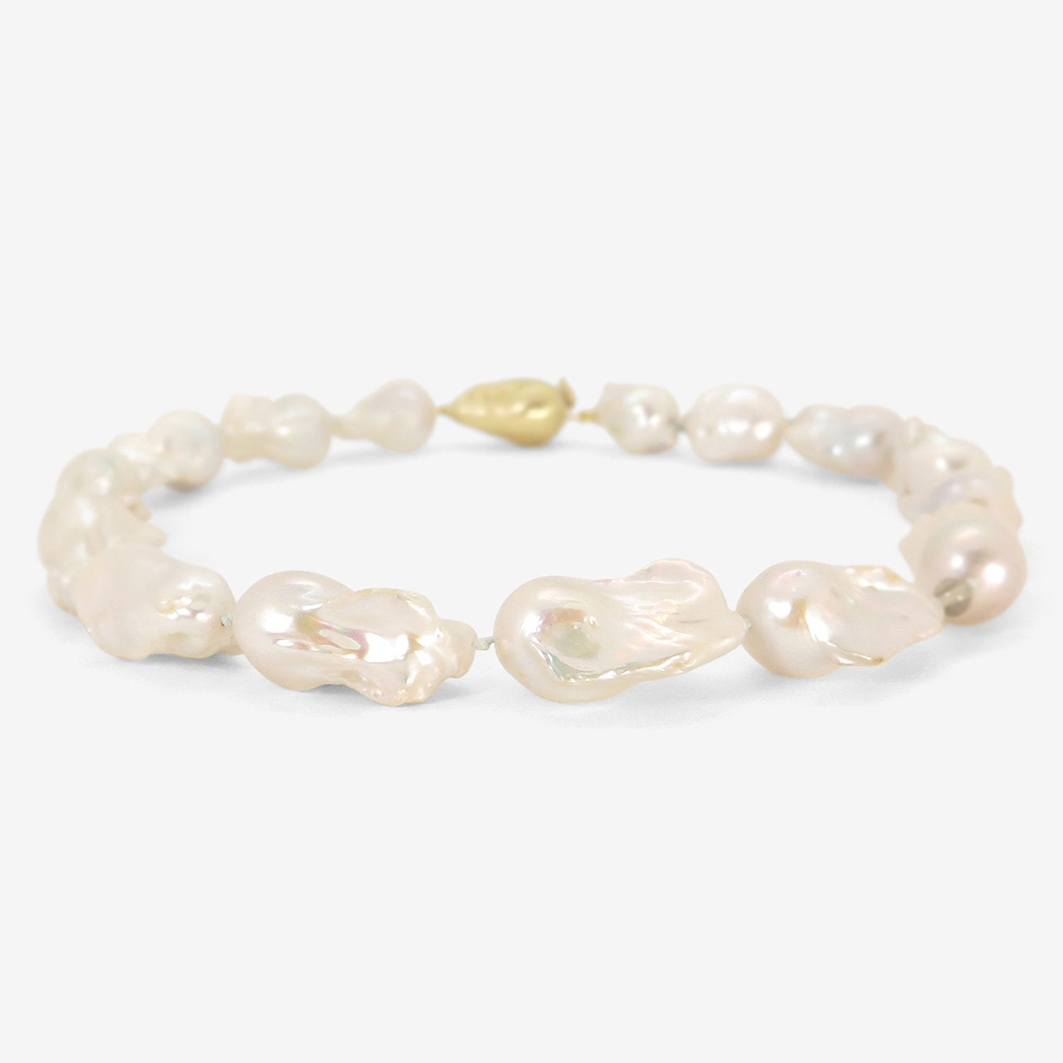 GABRIELLA KISS 14K & WHITE BAROQUE FRESHWATER PEARL BUNNY NECKLACE