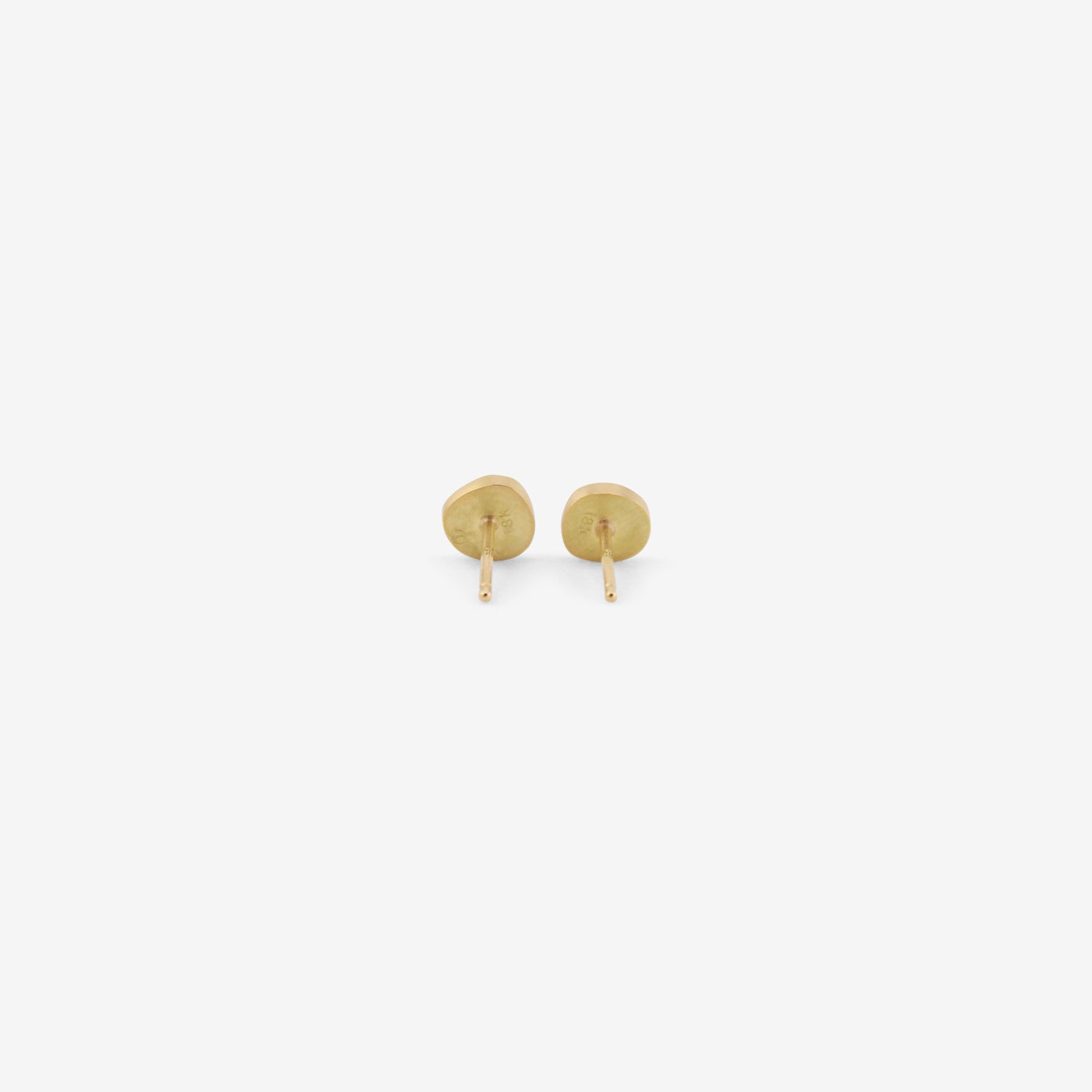 GABRIELLA KISS 18K & WONKY ROSE-CUT ORANGE SAPPHIRE STUDS, 1.25CT