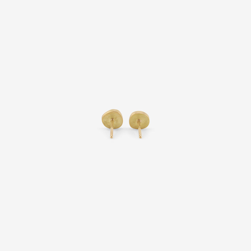 GABRIELLA KISS 18K & WONKY ROSE-CUT ORANGE SAPPHIRE STUDS, 1.25CT