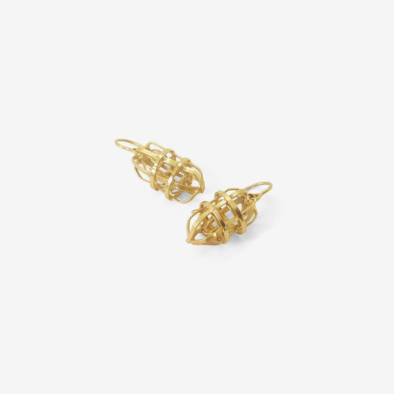 JUDY GEIB 18K JAPANESE LANTERN EARRINGS