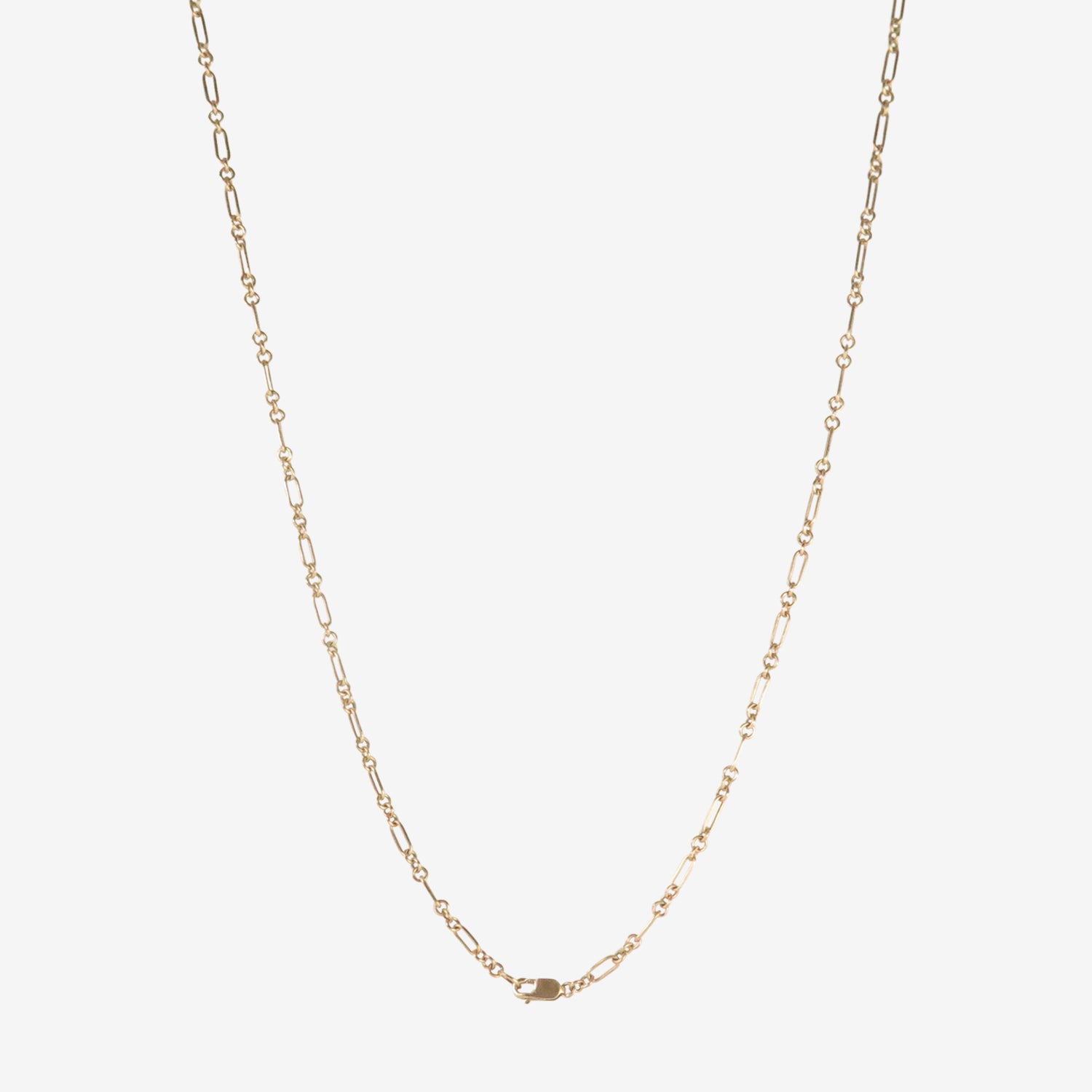 LOLA BROOKS 14K HANDMADE 1-3-1 CHAIN, 23"