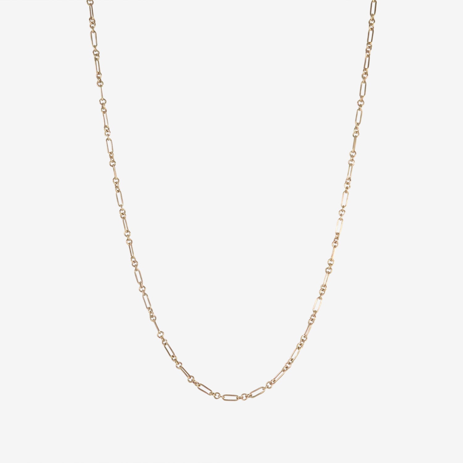 LOLA BROOKS 14K HANDMADE 1-3-1 CHAIN, 23"