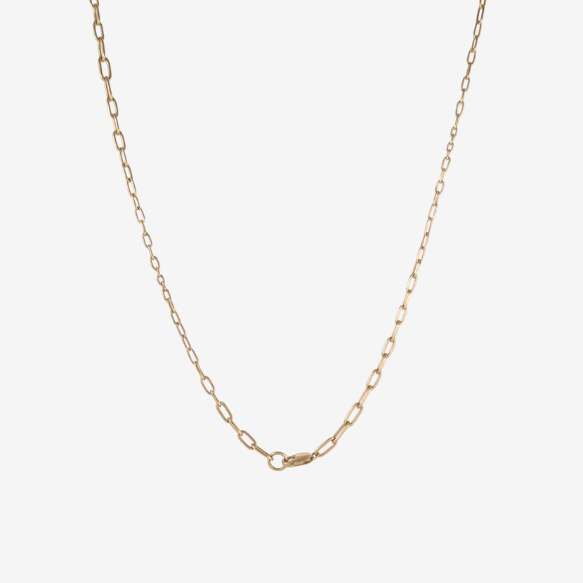 LOLA BROOKS 14K HANDMADE RANDOM TAPER CHAIN, 22"