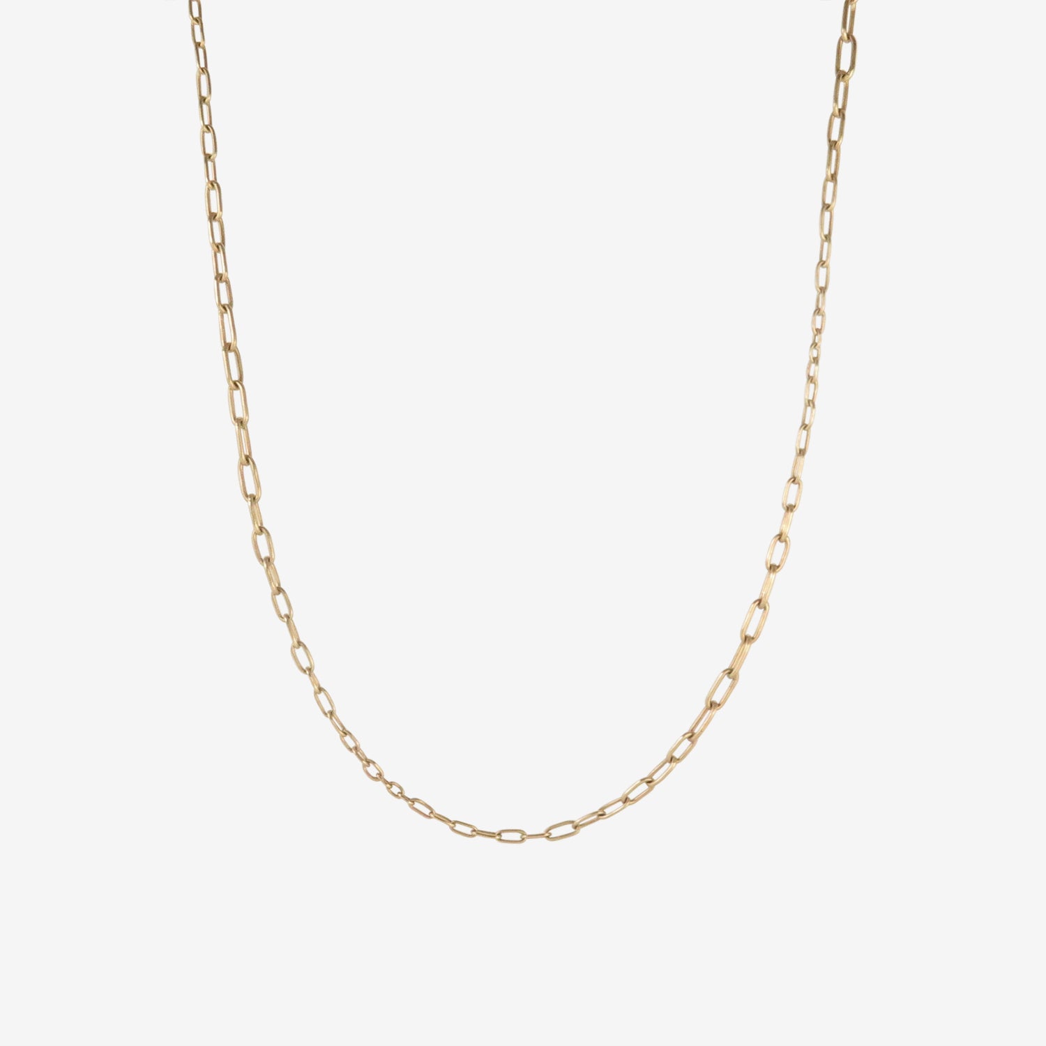 LOLA BROOKS 14K HANDMADE RANDOM TAPER CHAIN, 22"