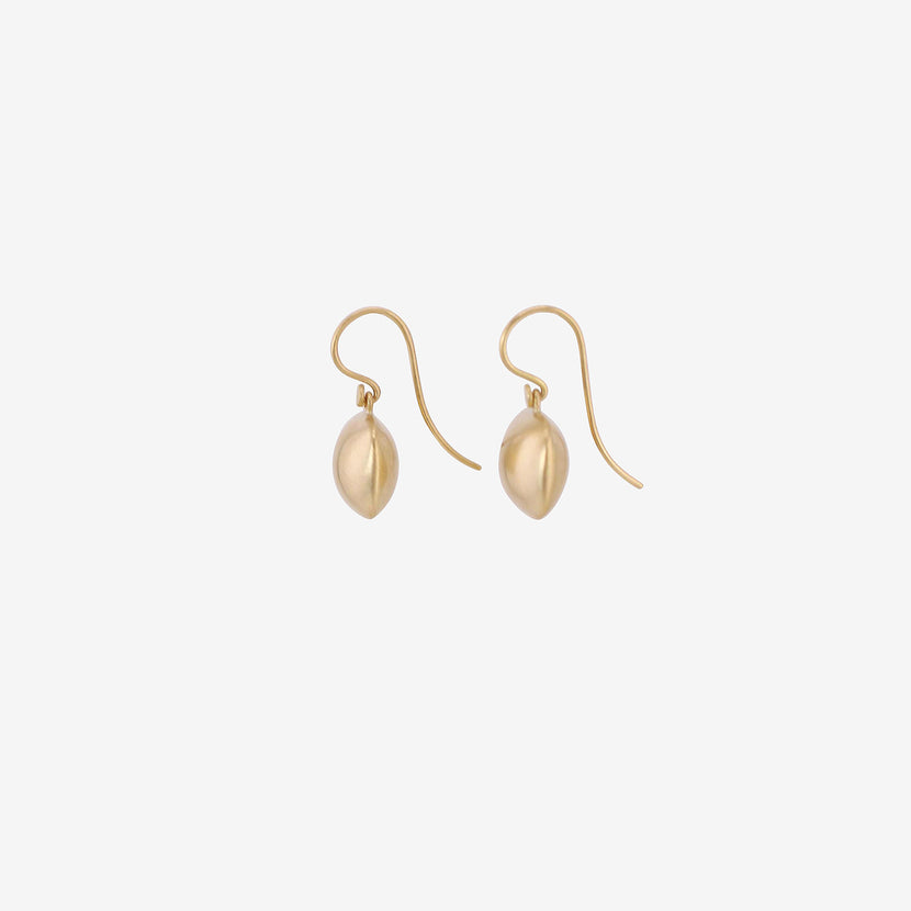 LOLA BROOKS 18K CUSHION-SHAPED PILLOW DROP EARRINGS