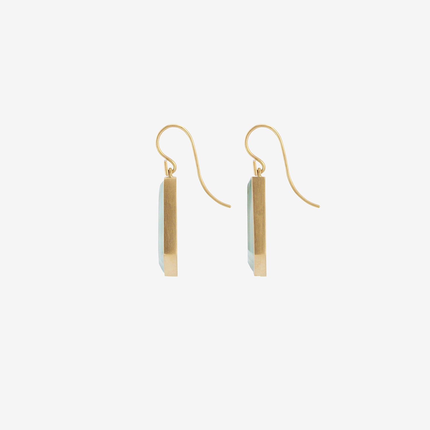 LOLA BROOKS 18K & AQUAMARINE CHANDELIER DROP EARRINGS, 18.4CT