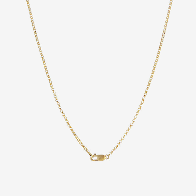 LOLA BROOKS 18K & BLUE SPINEL SEQUIN PEBBLE PENDANT, 4.44CT