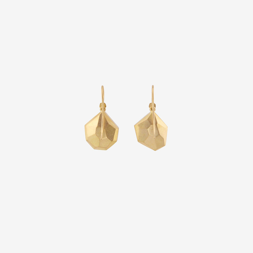 LOLA BROOKS 18K & CHUNKY FACETED BRAZILIAN MORGANITE DROP EARRINGS, 18.8CT