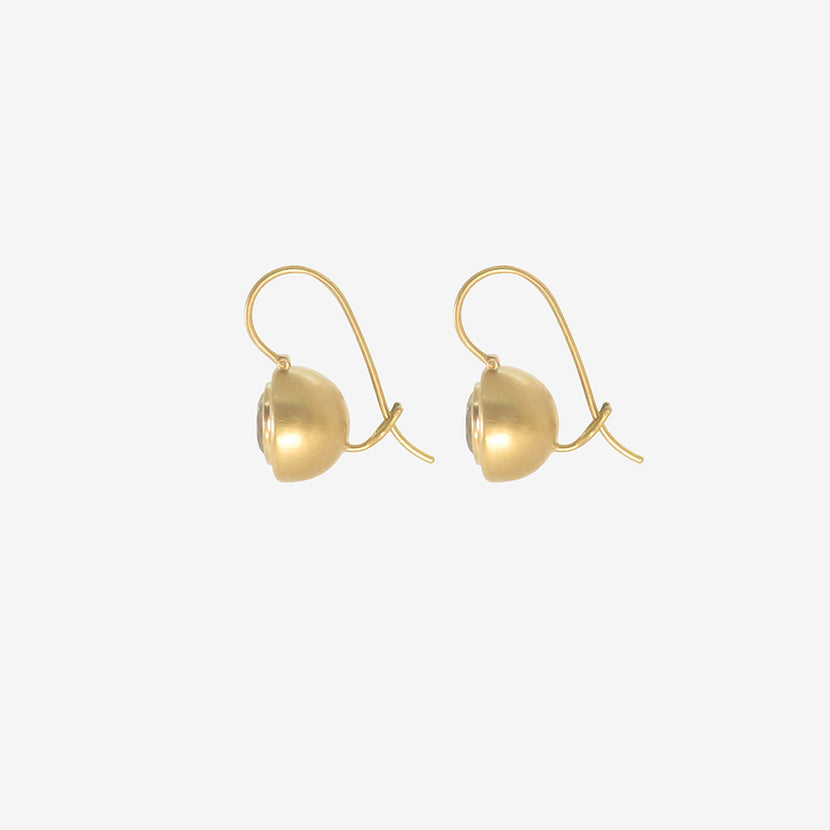 LOLA BROOKS 18K & GREY DIAMOND BAUBLE EARRINGS, 3.03CT