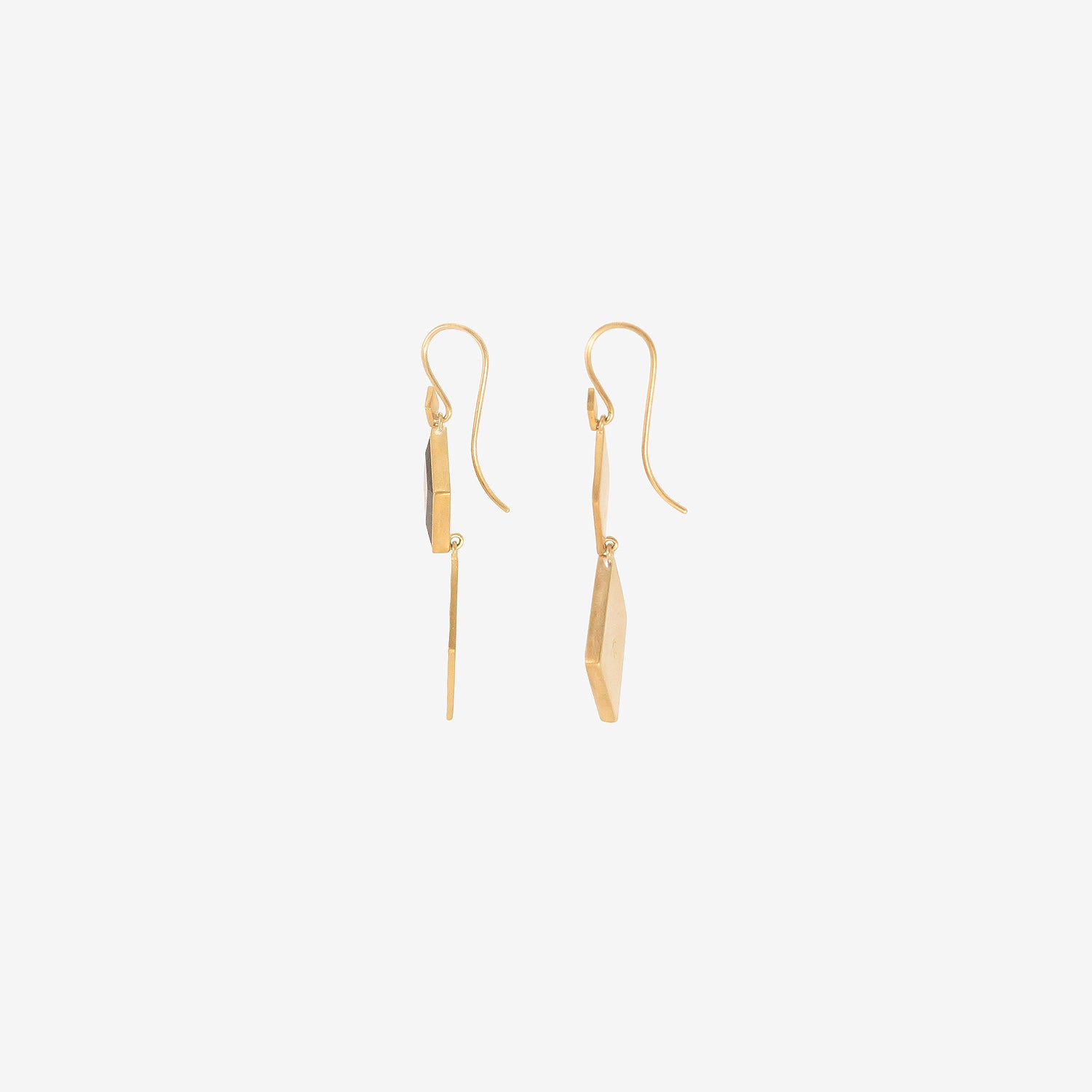 LOLA BROOKS 22K & HARLEQUIN GREEN TOURMALINE KLIMT DOUBLE
